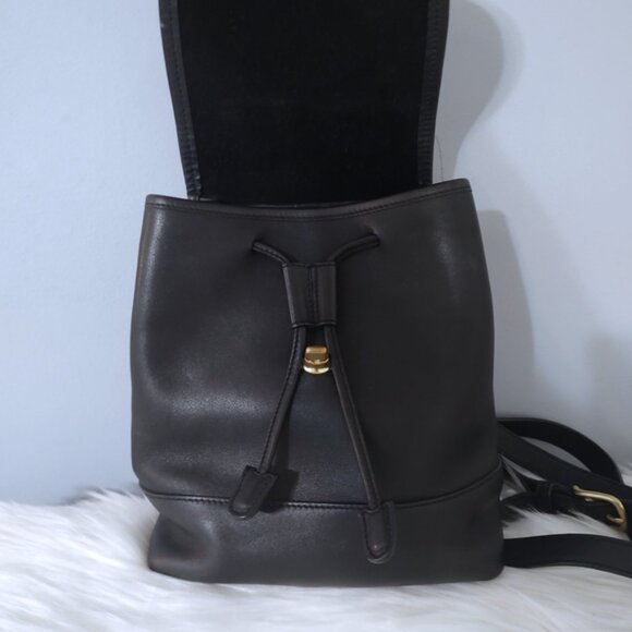Coach Y2K leather daypack small backpack #F09960 EUC - Picture 2 of 9